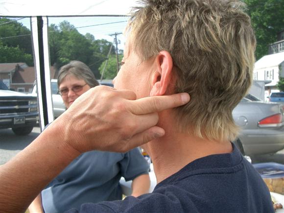 Sign language for: "Here in West Virginia"
