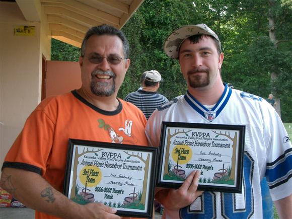 Horseshoes 3rd place: Doc & Jeremy