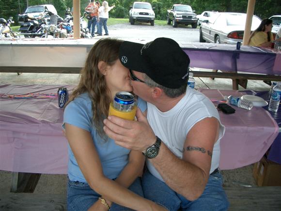 Get a room!!!!!    This is a family picnic. :>)