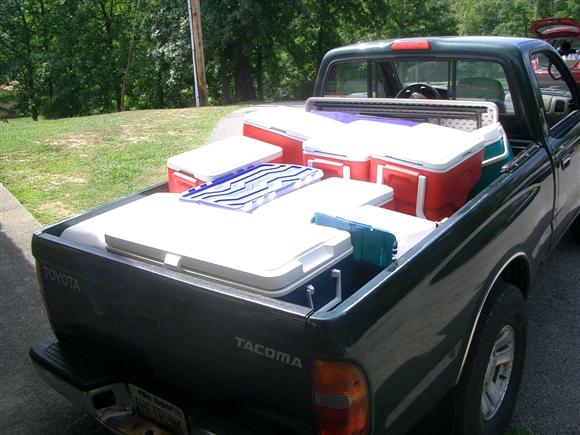The Beer Truck arrives.
