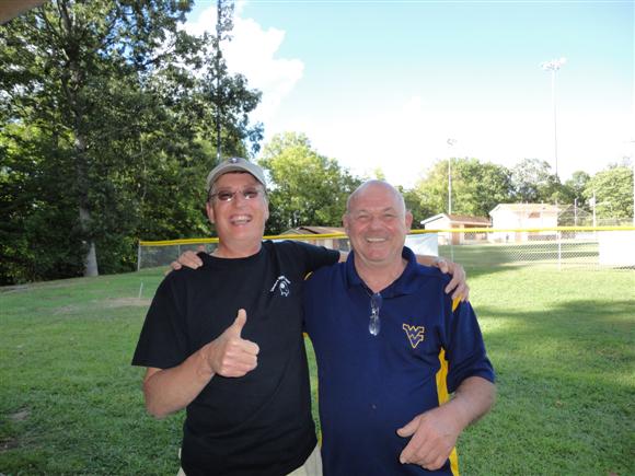 Kent and Ed won 2nd Place in the Horseshoe Tournament